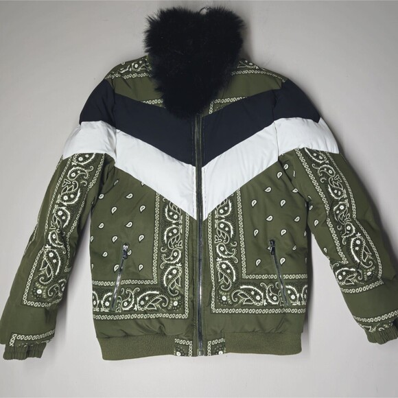 Jordan Craig Other - JORDAN CRAIG KIDS REPRESENT BOMBER JACKET GREEN FUR KIDS SIZE 16 OLIVE